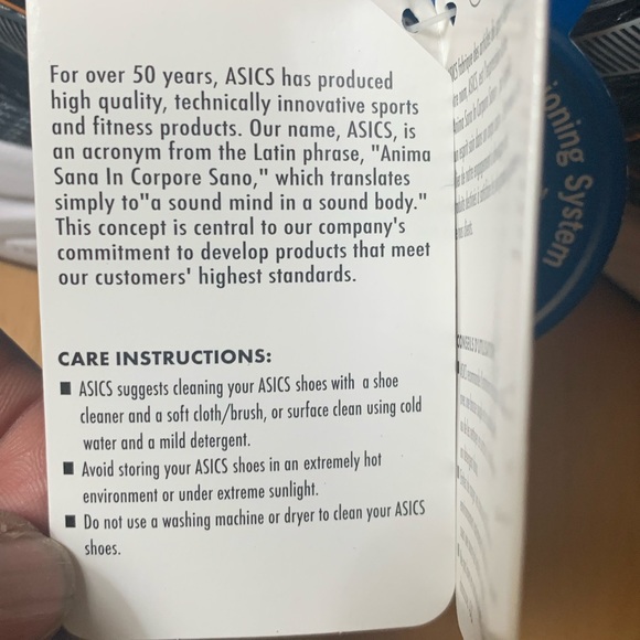 NEW ASICS MEN SNEAKERS SIZE 9 1/2 - Picture 12 of 14